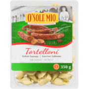 O' Sole Mio Tortelloni Italian Sausage 350 g