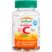 Jamieson Gummies C 250 mg 60 Gummies Tout Naturels