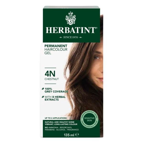 Herbatint® Coloration permanente | 4N Châtain