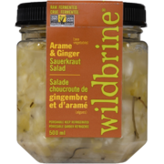 Wildbrine Arame (Sea Vegetable) & Ginger Sauerkraut Salad 500 ml