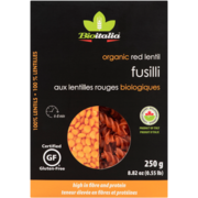 Bioitalia Fusilli Organic Red Lentil 250 g