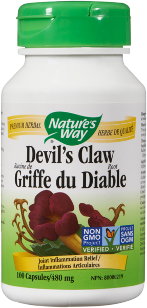 Nature's Way Racine de Griffe du Diable 480 mg 100 Capsules