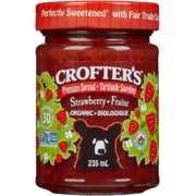 Crofter's Premium Spread Organic Strawberry 235 ml