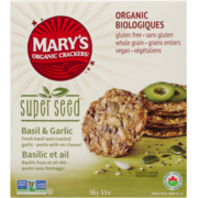 Mary's Organic Basil + Garlic Crackers 156 g