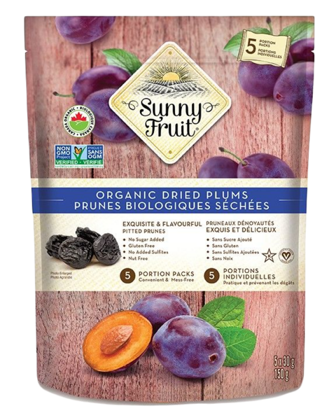 Sunny Fruit Prunes Biologiques Sechees