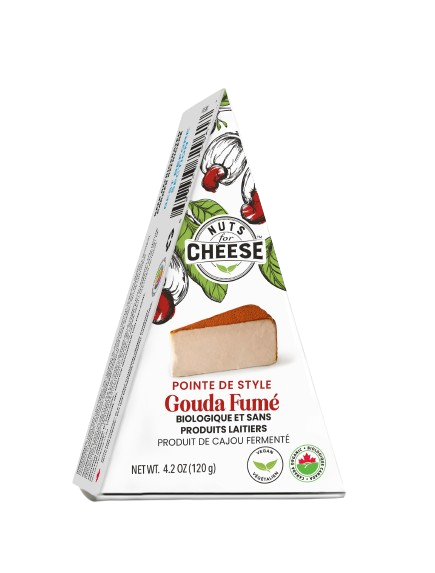 Nuts for Cheese Biologique et Sans Produits Laitiers Produit de Noix de Cajou Fermentée Croûte Rouge 120 g
