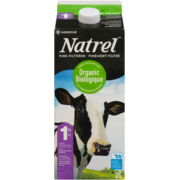 Natrel Fine-Filtered Partly Skimmed Milk Organic 1% M.F. 2 L