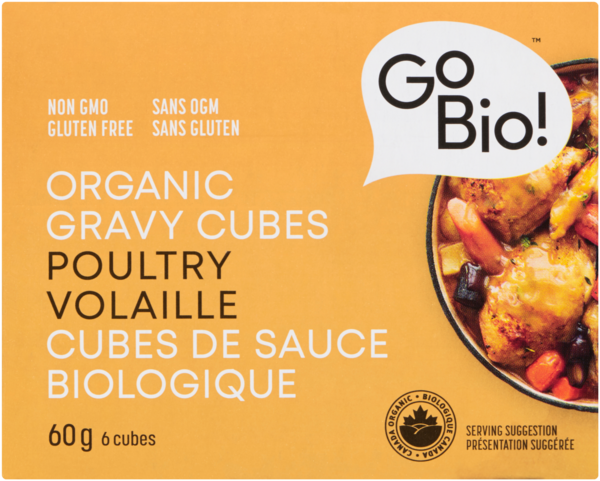 GoBio! Cubes de Sauce Biologique Volaille 6 Cubes 60 g