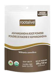 Rootalive poudre d'Ashwagandha Bio
