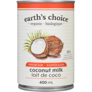 Earth's Choice Coconut Milk Premium Organic 400 ml