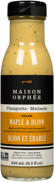 Maison Orphée Vinaigrette Marinade Dijon et Érable 250 ml
