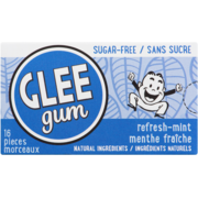 Glee Gum Refresh-Mint Gum 16 Pieces