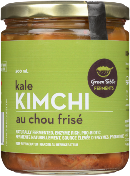 Green Table Ferments Kimchi au Chou Frisé 500 ml