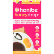 Honibe Honey Drop 100% Pure Solid Honey 12 Pieces of Solid Honey 48 g
