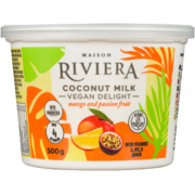 Maison Riviera Vegan Delight Coconut Milk Mango and Passion Fruit 500 g