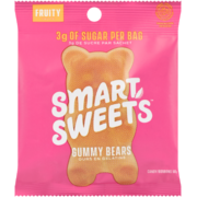 Smart Sweets Bonbons Fruité Ours en Gelatine 50 g