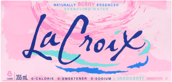 La Croix Sparkling Water Naturally Berry Essenced 8 Cans x 355 ml