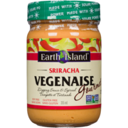 Earth Island Vegenaise Sriracha Gourmet Dipping Sauce & Spread 355 ml