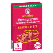 Annie's Homegrown Bunny Fruit Aromatisées Fraises d'Été Biologique