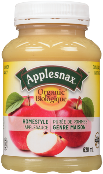 Applesnax Purée de Pommes Genre Maison Biologique 620 ml