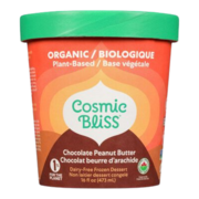 Cosmic Bliss crème glacée base végétale Chocolat Beurre D'Arachide Bio