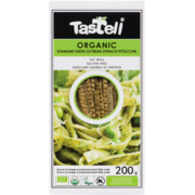 Tastell Edamame Green Soybean Spinach Fettuccine Organic 200 g