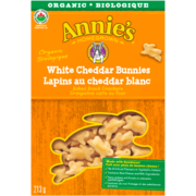 Annie's Homegrown Baked Snack Crackers White Cheddar Bunnies Organic 213 g