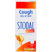 Boiron Stodal Cough Dry or Wet Homeopathic Medicine Honey Based Syrup 200 ml