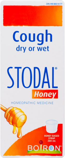 Boiron Stodal Toux Grasse ou Sèche Médicament Homéopathique Sirop à Base de Miel 200 ml