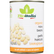 Bioitalia Navy Beans Organic 398 ml