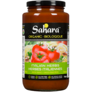 Sahara Sauce pour Pâtes Herbes Italiennes Douce Biologique 740 ml