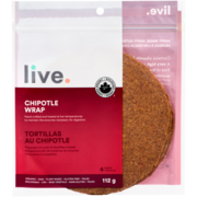 Live Chipotle Wrap 4 Wraps 112 g