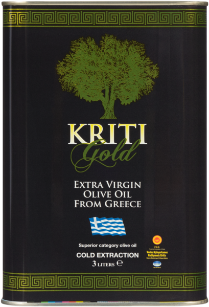 Kriti Gold Huile d'Olive Extra Vierge de la Grèce 3 L