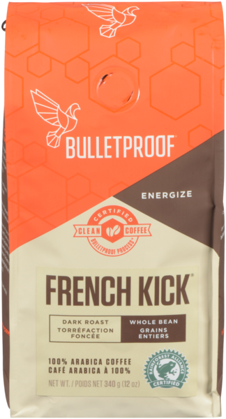 Bulletproof French Kick Whole Bean Coffee 340g