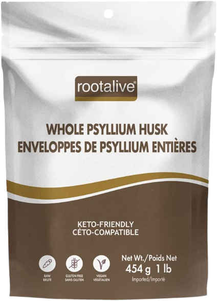Rootalive Enveloppes  Psyllium En Poudre Entiere Bio 454G