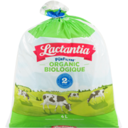 Lactantia PūrFiltre Organic Partly Skimmed Milk 2% M.F. 4 L