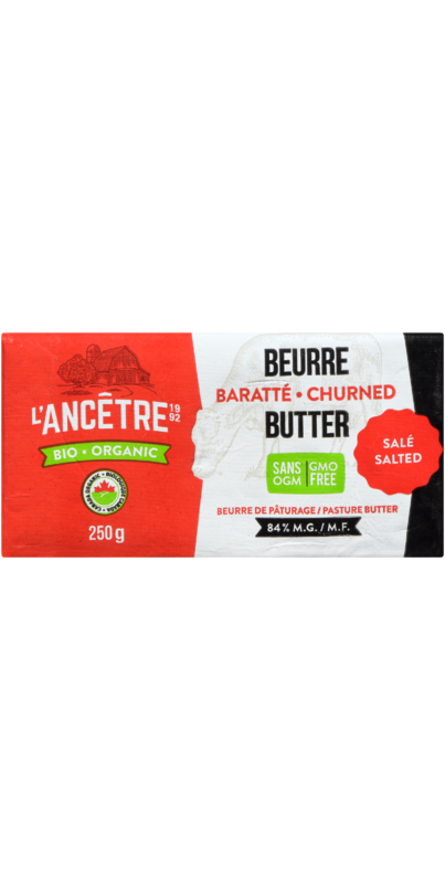 Beurre de Campagne Traditionnel Bio Salé - 250 g