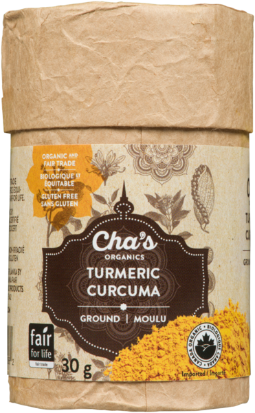 Cha's Organics Curcuma Moulu 30 g