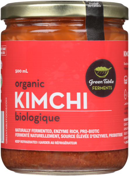 Green Table Ferments Kimchi Biologique 500 ml