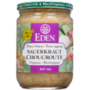 Eden Three Onion Organic Sauerkraut 447 ml