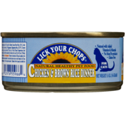 Lick Your Chops Chicken & Brown Rice Dinner for Cats 156 g