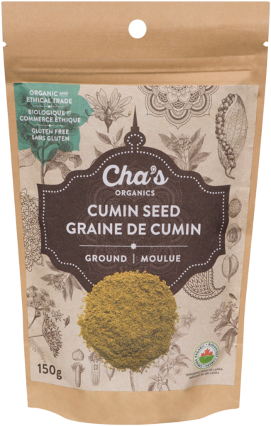 Cha's Organics Graine de Cumin Moulue 150 g