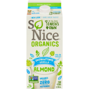 Earth's Own So Nice Organic Almond Drink Unsweetened Vanilla