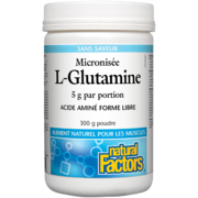 Natural Factors L-Glutamine Micronisée 5 g 300 g poudre