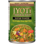 Jyoti Natural Foods Peas & Indian Home Style Cheese Matar-Paneer 425 g