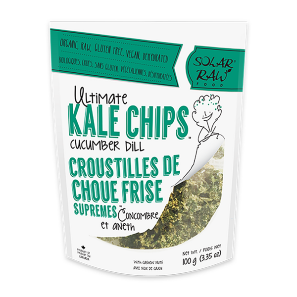 Croustilles kale  - Concombre et aneth