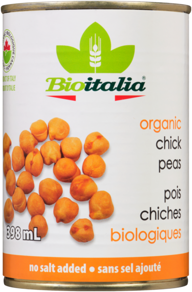 Bioitalia Pois Chiches Biologiques 398 ml