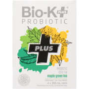Bio-K Plus Probiotic Iced Tea Maple Green Tea Organic