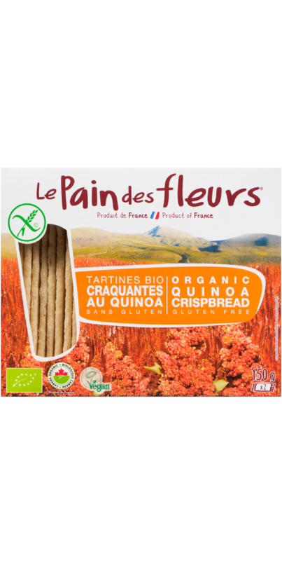 Le Pain des Fleurs Organic Quinoa Crispbread
