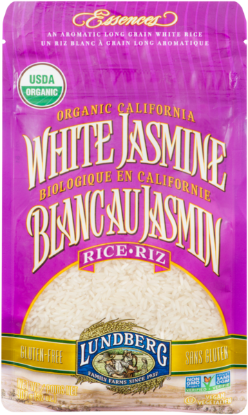 Lundberg Riz Blanc au Jasmin Biologique en Californie 907 g